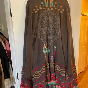 Gorgeous Knit Embroidered Biya by Johnny Was Cardigan